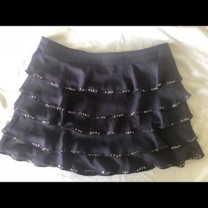 Forever21 Ruffle Sequin Skirt Size 25 Small